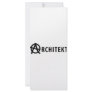 Architekt icon personalized rack card