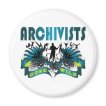 Archivists Gone Wild Fridge Magnet