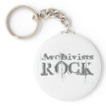 Archivists Rock Key Chains