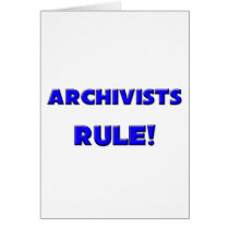 Archivists Rule! cards by professions Archivists Rule! cards