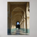 Archway Gallery at Hassan II Mosque, Casablanca Print
