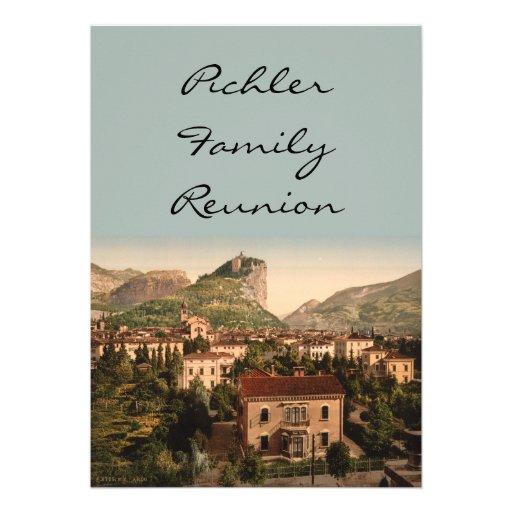 Arco III, Trentino-Alto Adige, Italy Custom Invitation
