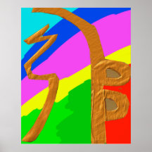 Arco iris   INTRÉPIDO de Sayhayki - muestra curati Poster
