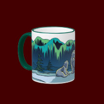 Arctic Art Bear Cups Mugs Polar Bear Cup & Glasses mugs