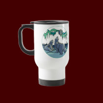 Arctic Art Bear Travel Mug Polar Bear Cup mugs