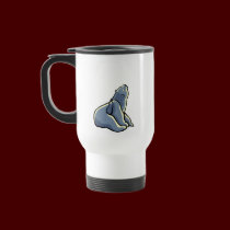 Arctic Art Bear Travel Mug Polar Bear Cup mugs