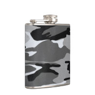 Arctic Camo Hip Flasks