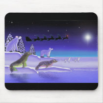 Arctic Christmas Eve mousepads