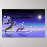 Arctic Christmas Eve Poster
