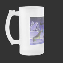 Arctic Christmas Eve Stein mugs
