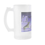 Arctic Christmas Eve Stein Coffee Mug