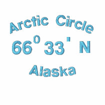 Arctic Circle, Alaska, 66, 0, 33, ', N embroidered shirts by knikatnite Arctic Circle, Alaska, 66, 0, 33, ', N embroidered shirts