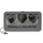 Arctic Fox Eyes; Customizable Notebook Speakers