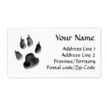 Arctic Fox Glimpse Custom Shipping Label