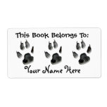 Arctic Fox Glimpse Shipping Label