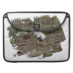 Arctic Fox on the Ground; No Text Macbook Pro Sleeves