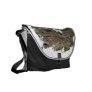 Arctic Fox on the Ground; No Text Commuter Bag