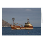 Arctic Lady, Crab Boat in Dutch Harbor, Alaska Greeting Cards