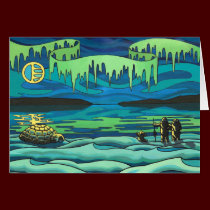 Arctic Painting Blank Card Beautiful Print Cards cards
