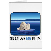 Arctic Polar Bear Greeting Card