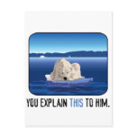 Arctic Polar Bear Post Card