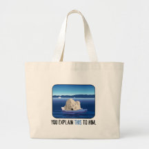 Arctic Polar Bear Tote Bags