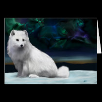 Arctic spirit  greeting card cards