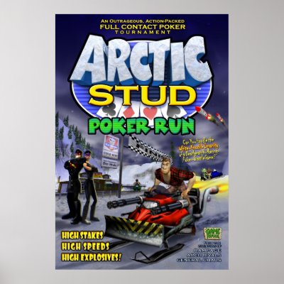 Arctic Stud Poker Run Poster by GameRefuge