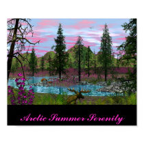 Arctic Summer Serenity posters by arcticfox Arctic Summer Serenity posters
