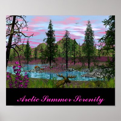 Arctic Summer Serenity Posters by arcticfox