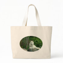 Arctic Wolf Canvas Bag