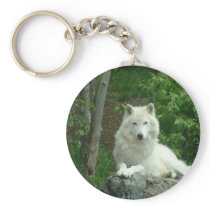 Arctic Wolf Keychain