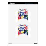 Arcylic Paper Collage Art Painting Xbox 360 Controller Decal