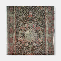 Ardabil carpet made for the mosque at Ardabil Magnets