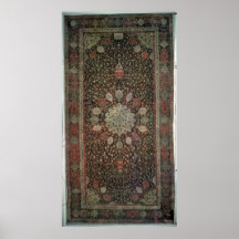 Ardabil carpet made for the mosque at Ardabil Posters