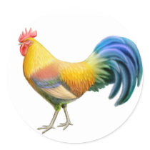 Ardenner Rooster Sticker