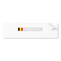 Ardennes, Belgium bumper stickers