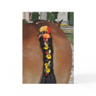 Ardennes draft horse birthday card by ruralfrance