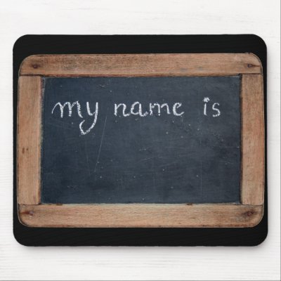 Ardoise #02 - English Lessons Mousepad by Ardoise
