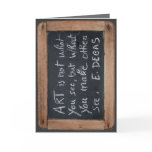 Ardoise #03 - Degas Quote Greeting Card