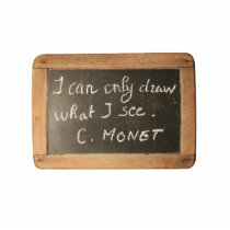 ardoise #05 - Monet's Quote photo sculptures by Ardoise ardoise #05 - Monet's Quote photo sculptures