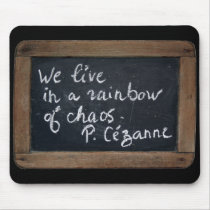 Ardoise #08 - Cezanne's Quote mousepads
