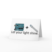 Arduino + RGB LED = Inspiration cards
