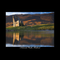 Ardvreck Castle, Scotland. Poster by cARTerART posters