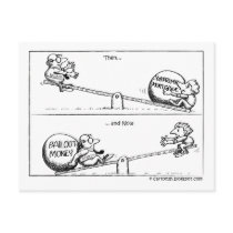 Are Banks Making Loans? postcards by cartoosh Are Banks Making Loans? postcards