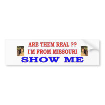 ARE THEM REAL bumper stickers