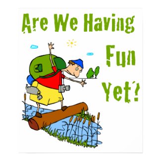 Are We Having Fun Yet? Poster print