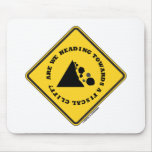 Are We Heading Towards A Fiscal Cliff? (Econ Sign) Mousepads