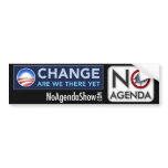 Are We There Yet? bumper stickers