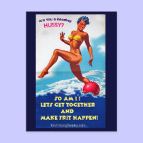 Are You a Beading Hussy? postcards